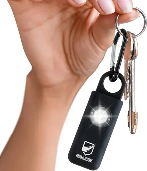 New, Magenta Self Defense Siren SOS Keychain &amp; Light