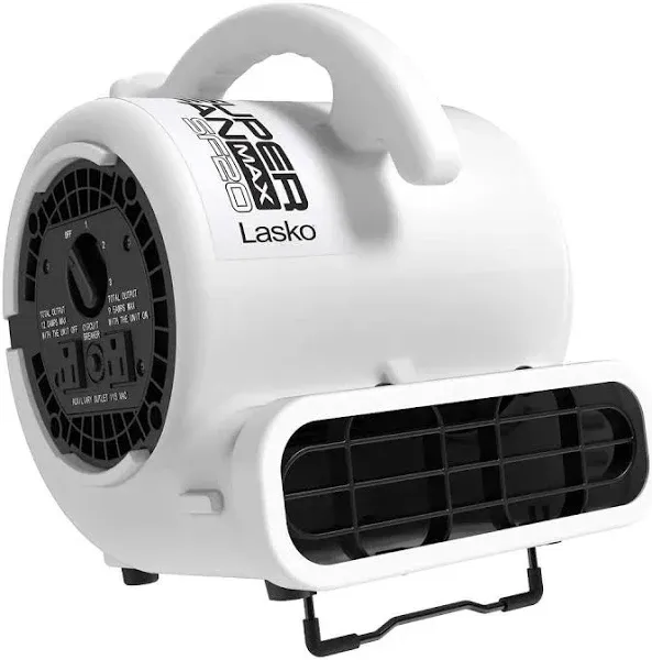 Lasko Super Fan Max 1/5 HP Air Mover High Velocity Super Fan SF-20-GC2