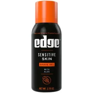 Edge Sensitive Skin Shave Gel with Aloe, 2 Pack