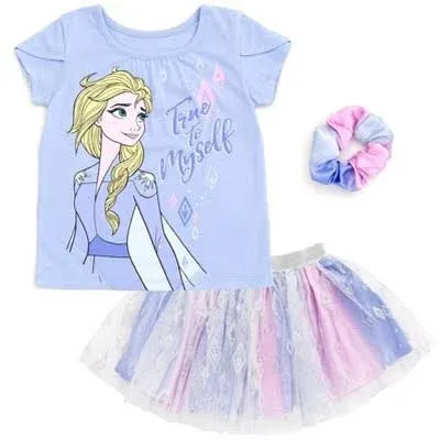 Toddler Girls Disney T-Shirt Skirt and