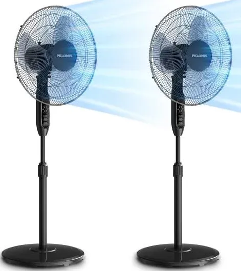 Pelonis 16 Oscillating Pedestal Fan 2 Packs