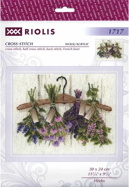 RIOLIS Herbs Counted Cross Stitch Kit