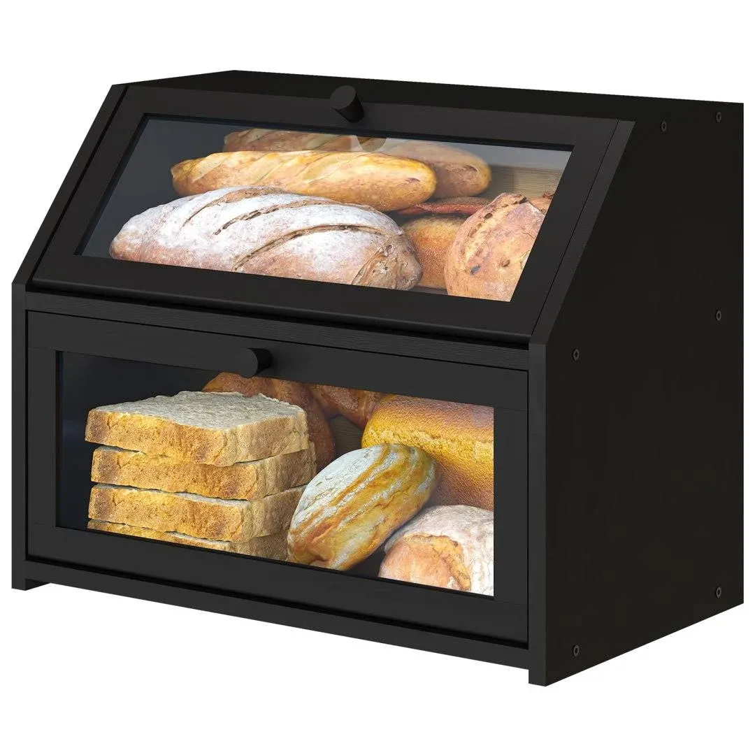 Prep & Savour Large Capacity Bread Storage Bin