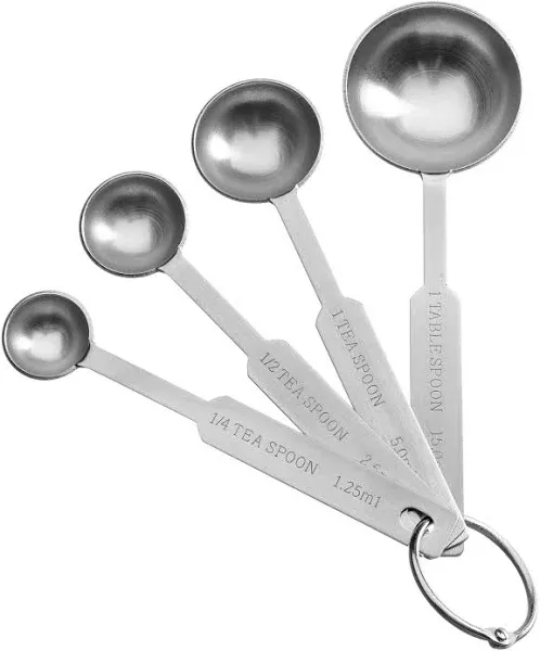 Natizo Stainless Steel Measuring Spoons Set of 4