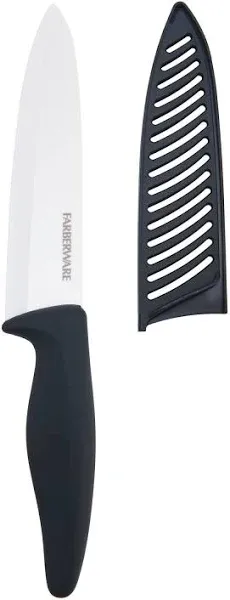 Farberware 6" Ceramic Chef's Knife with Blade Cover