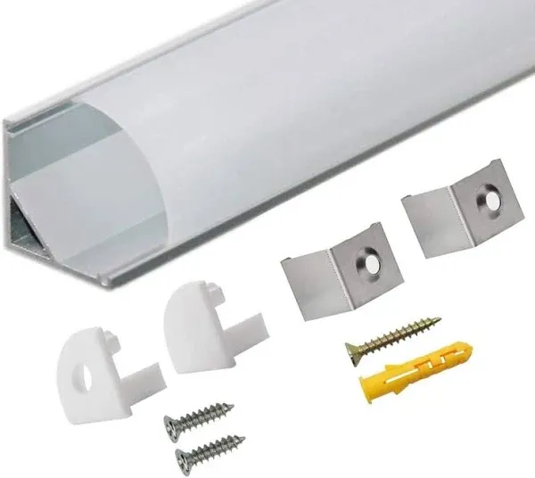 StarlandLed V-Shape LED Aluminum Channel 10-Pack