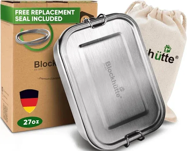 Blockhütte Blockhutte Stainless Steel Lunch Box I 27oz I