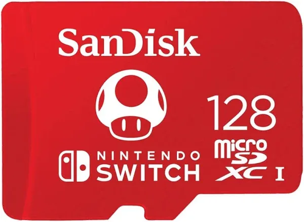 SanDisk 256GB Nintendo microSDXC Class 10 / U1 Flash Memory Card with Adapter