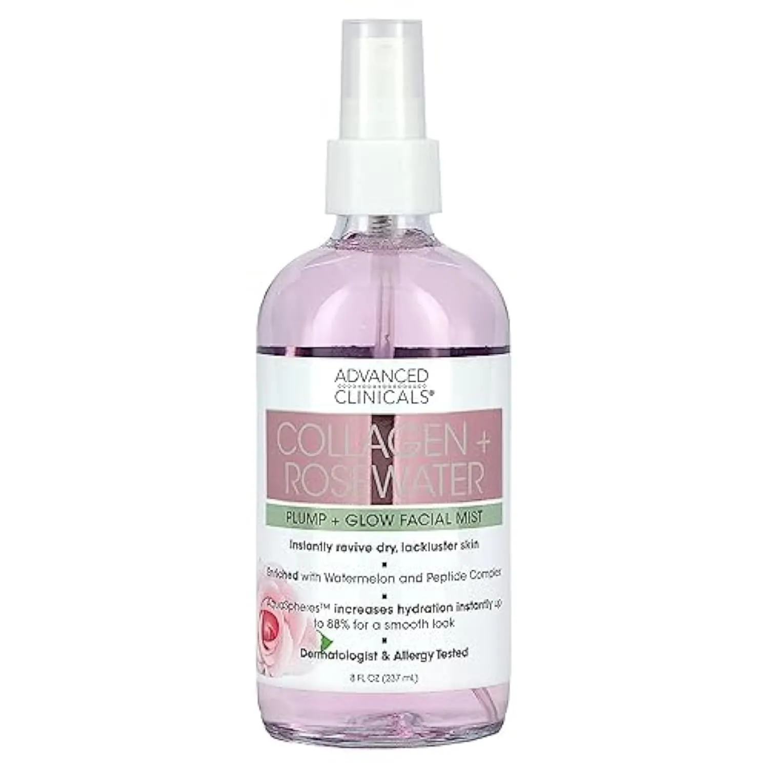 Advanced Clinicals Collagen + Rosewater