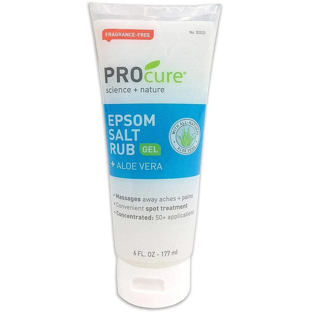 PROcure Epsom Salt Rub Gel + Aloe Vera 6 oz