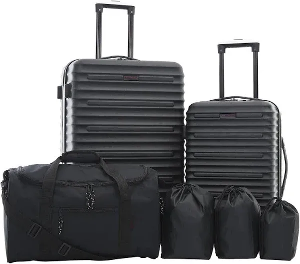 Travelers Club Tour Collection 6-Piece Hardside Set with Spinner Wheels