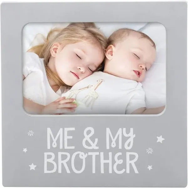 Tiny Ideas 'Me & My Brother' Sentiment Keepsake Frame, Gift for Brother, Big Bro