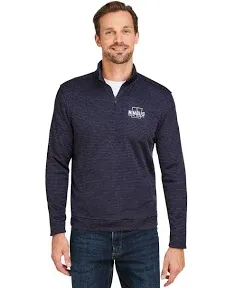 Under Armour Mens Golf Pullover 4XL Blue 1/4 Zip Fleece Sweater 1373674