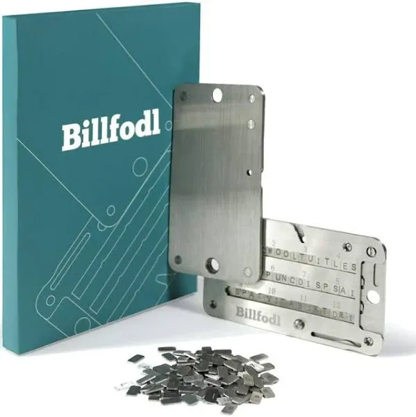 Billfodl Crypto Seed Phrase Backup Wallet