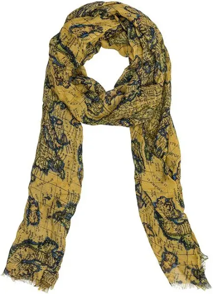 Patricia Nash Women's Vintage European Map Print Scarf