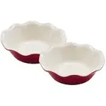 Emile Henry Mini Pie Dish, Set of 2 - Rouge