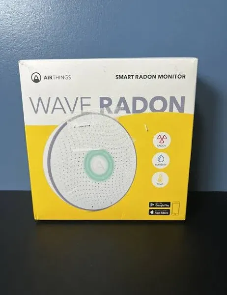 Airthings 2950 Wave Radon - Smart Radon Detector/ Humidity &amp; Temperature Sensor