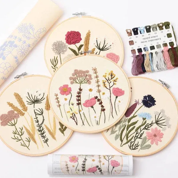 REEWISLY Embroidery Kit for Beginners