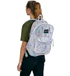 JanSport Mystic Floral Mesh Unisex School Backpack NWT