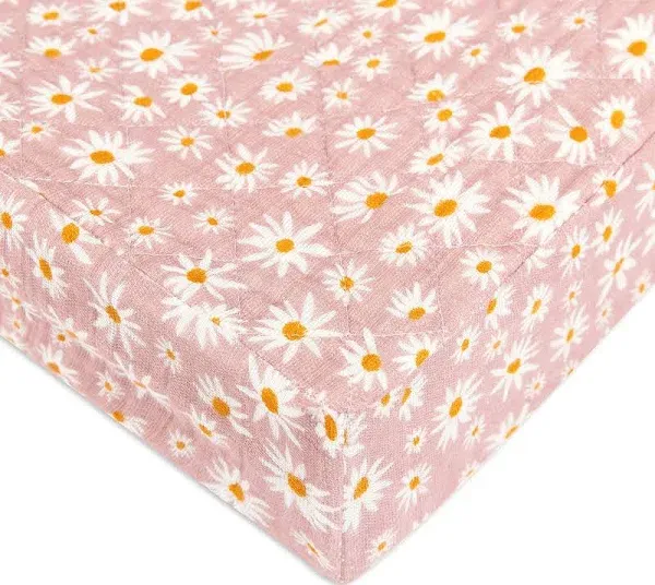 Babyletto Daisy Quilted Changing Pad Cover