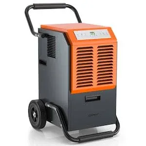 Portable Commercial Dehumidifier with Water Tank and Drainage Pipe