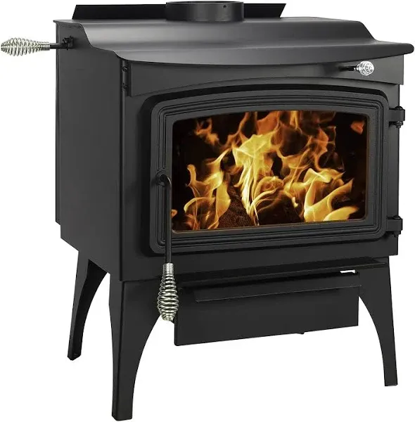 Design Specialties 26" Black Medium Wood Stove with Legs