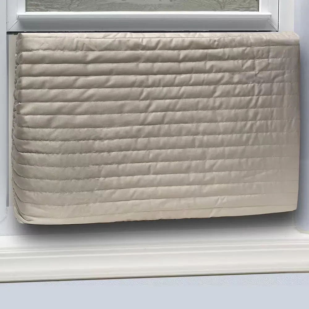 17 in. x 25 in. Inside Fabric Quilted Indoor Air Conditioner Cover