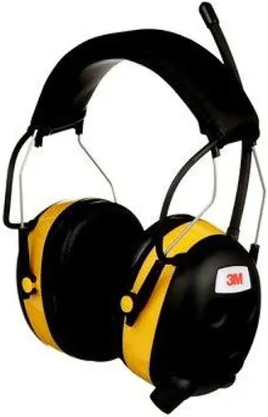 3M WorkTunes Hearing Protection Ear Muffs Headphones with AM/FM Digital Radio