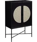 Acme Colson Wine Cabinet, Black Finish