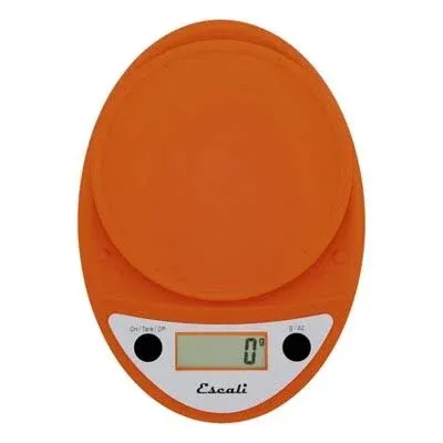 Escali Primo Digital Food Scale - Pumpkin Orange