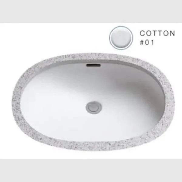 Toto 21-5/8" Oval Undermount Bathroom Sink LT546G#