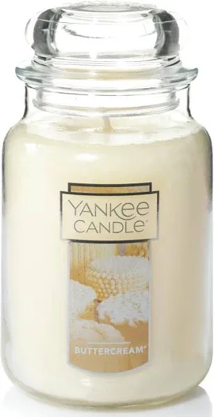 Yankee Candle Small Single Wick Jar Candle Buttercream 3.7 oz 25-40 hours