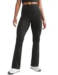 CRZ Yoga Womens Butterluxe High Waist Flare Pants 32 Inches - Wide Leg Bootcut Yoga Pants with Pocket Soft Lounge Casual Black Medium