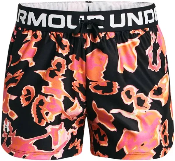 New Under Armour Big Girls Play Up Printed Shorts Choose Size