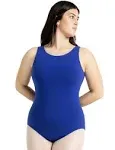 Capezio Royal Blue Women's Classics High-Neck Tank Leotard, X-Small