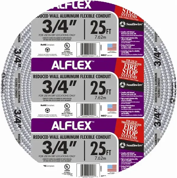 Southwire Alflex Flexible Conduit