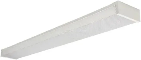 Commercial Electric 4 ft. 120-Vol 3800 Lumens White Integrated LED Wraparound💡