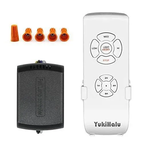  Ceiling Fan Remote Control Kit, Universal and Compact Size, Fan 1 remote kit