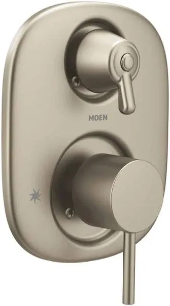 MOEN Align T3290BN 2-Handle Moentrol Transfer Valve Trim Kit in Brushed Nickel