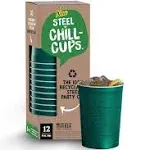 Steel Chill Cups 16 oz. Party Cups