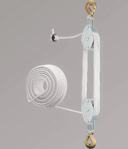 Super-Handy Heavy-Duty 4,000 lb Capacity Rope Hoist