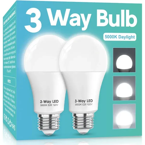 Gonhom 3 Way LED Light Bulbs