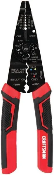 CRAFTSMAN Wire Stripper, Red