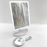 X-Large Lighted Vanity Makeup Mirror with 3 Color Lighting &amp; 10X Magnification