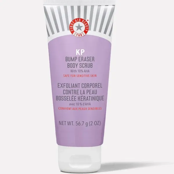 KP Bump Eraser Body Scrub Exfoliant for Keratosis Pilaris with 10% AHA 2 oz.