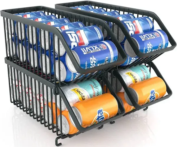 GILLAS 6 Pack Stackable Soda Can Organizer