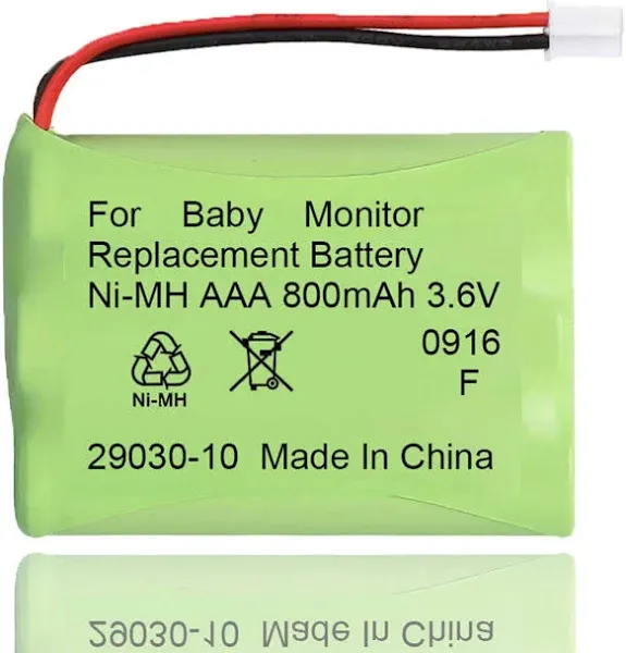 for Summer Infant Baby Monitor Replacement Battery for Summer Infant Wide View 28650 29000 29000A & Clear Sight 29040 29030 Parent Handheld 3.6V 800mA