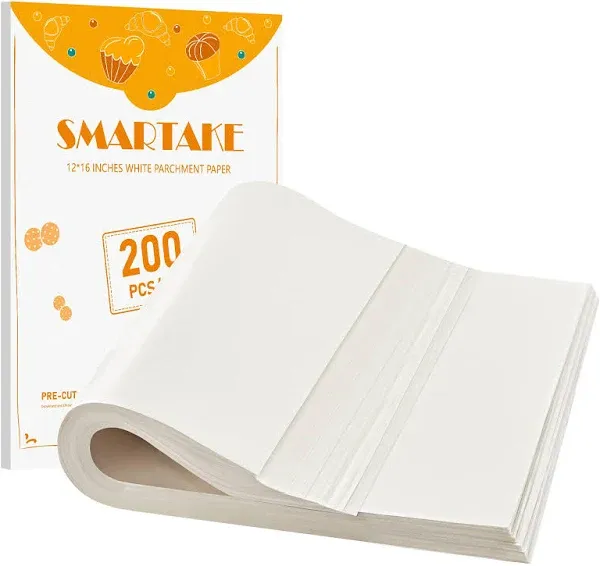 SMARTAKE Parchment Paper Baking Sheets