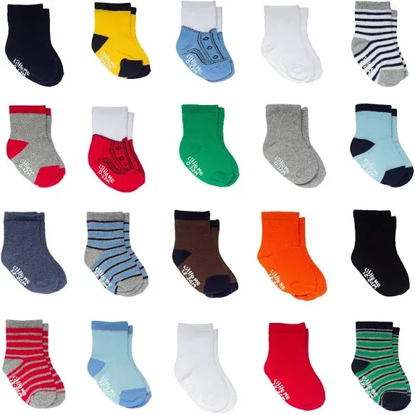 Little Me Baby Boys' 20-Pack Assorted Socks