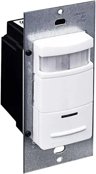 Leviton ODS10-IDW Decora 120/277-Volt Wall Switch Occupancy Sensor, White